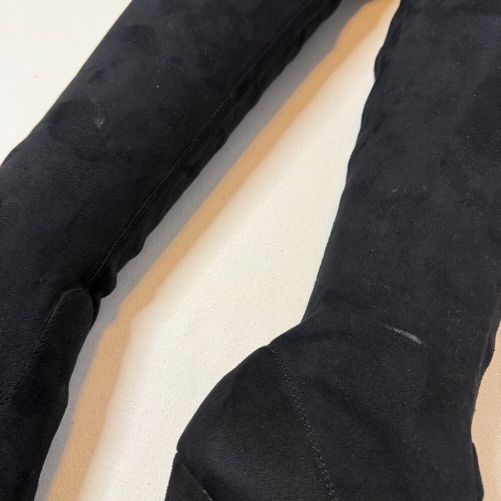 Steve Madden Over The Knee Black Boots Size 8M - Picture 7 of 11